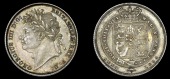 George IV (1820-1830), 1824 (ESC 2400; S 3811). A few surface marks, otherwise good extremely fine, lightly toned...