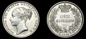 Victoria (1837-1901), 1845 (ESC 2991; S 3904). A few surface marks and hairlines, otherwise extremely fine, reverse...