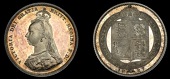 Victoria (1837-1901), 1887 Proof, Jubilee, edge grained, 5.66g/6h (ESC 3138; S 3926). A few obverse hairlines,...