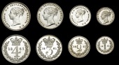 Victoria (1837-1901), 1861 (ESC 3507; S 3916) [4]. Good extremely fine or better, toned; in modern case 	£200-260
