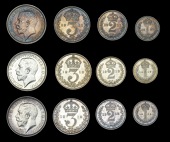 George V (1910-1936), 1911, 1912, 1913 (ESC 3970, 3972-3; S 4016) [12]. Extremely fine or better, all with...