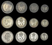 George VI (1936-1952), 1940, 1941, 1942 (ESC 4309-11; S 4086) [12]. Extremely fine or better, all with attractive...