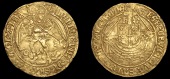 Henry VIII (1509-1547), First coinage, Angel, mm. crowned portcullis (with chains), saltire stops, 4.98g/5h (SCBI...