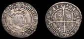 Henry VIII (1509-1547), Second coinage, Groat, York, Abp Wolsey, mm. voided cross, bust D, tw by shield,...