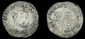 Henry VIII (1509-1547), Third coinage, Groat, Southwark, no mm., bust 3, Lombardic lettering, s and e in forks,...