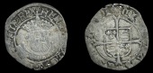 Henry VIII (1509-1547), Third coinage, Halfgroat, York, no mm., bust 1, Lombardic lettering, pierced forks, spur...