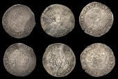 Edward VI (1547-1553), Second period, Shillings (3), mdxlix (2), mdl, all Southwark, mm. Y, bust 5, 4.61g/8h,...