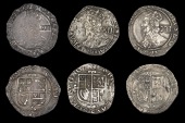 Charles I (1625-1649), Tower mint, Shillings (3), all Gp F, mm. triangle, pellet stops both sides, 5.69g/3h, mm....