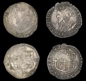 Charles I (1625-1649), Tower mint (under Parliament), Shillings (2), both Gp F, mm. eye, 6.01g/5h, mm. sun,...