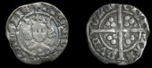 Richard II (1377-1399), Bp Fordham or Bp Skirlaw, Type Ia, mm. cross pattée on obv. only, lis on breast, rev. reads...