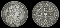 Charles II (1660-1685), Crown, 1676, third bust, edge vicesimo octavo (ESC 397; S 3358). Good fine 	£150-200
