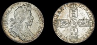 William III (1694-1702), Shilling, 1700, fifth bust, tall 0s in date (ESC 1150; S 3516). Light flan flecking,...