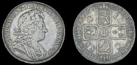 George I (1714-1727), Crown, 1723 ssc, edge decimo (ESC 1545; S 3640). About very fine, toned 	£400-500
