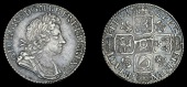 George I (1714-1727), Shilling, 1722, roses and plumes (ESC 1581; S 3645). Die flaw in centre of reverse and...