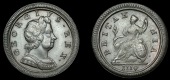 George I (1714-1727), Halfpenny, 1719, obv. 1, two ornate shoulder straps (BMC 791; S 3660A). About extremely fine,...