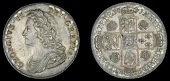 George II (1727-1760), Halfcrown, 1741/39, roses, edge decimo qvarto (ESC 1682; S 3693). Extremely fine, light grey...