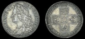 George II (1727-1760), Halfcrown, 1745/3 lima, edge decimo nono (cf. ESC 1687; S 3695). Good very fine, dark tone...
