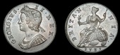 George II (1727-1760), Halfpenny, 1731 (BMC 840; S 3717). Light spotting, otherwise extremely fine, diffused...