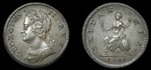 George II (1727-1760), Farthing, 1741 (Cooke 380; BMC 885; S 3721). About extremely fine 	£100-150
