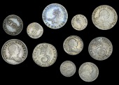 George III (1760-1820), Pre-1816 issues, Fourpences (3), 1780, 1792, 1800; Threepences (2), 1763, 1780; Twopences...
