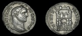 Roman Imperial Coinage, Constantius I (as Cæsar), Argenteus, Ticinum, 294, laureate bust right, rev. four princes...