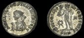 Roman Imperial Coinage, Constantine II (as Cæsar), Folllis, Cyzicus, 317-20, laureate bust left wearing imperial...