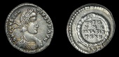 Roman Imperial Coinage, Constantius II, Siliqua, Lugdunum, 360-1, diademed, draped and cuirassed bust right, rev....