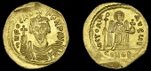 Byzantine Coinage, Phocas, Solidus, Constantinople, 607-9, crowned, draped and cuirassed bust facing, rev. angel...
