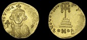 Byzantine Coinage, Justinian II (First reign), Solidus, Constantinople, 687-92, facing bust with short beard,...