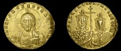 Byzantine Coinage, Constantine VII, Solidus, Constantinople, 946-7, facing bust of Christ Pantokrator, rev. crowned...