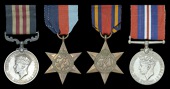 A Second World War Burma operations M.M. group of four awarded to Lance-Naik Tekbahadur Thapa, 1st Battalion, 3rd...