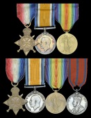 Four: Lance-Corporal C. Carter, Military Foot Police
1914-15 Star (P-754. L-Cpl., M.F.P.); British War and Victory...