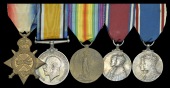 Five: Lance-Corporal J. A. Richards, Military Foot Police

1914-15 Star (P.1811, L-Cpl., M.F.P.); British War and...