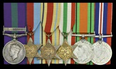 Six: Corporal J. Stevenson, Corps of Military Police, late Royal Army Service Corps, killed in action at Messina,...