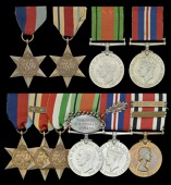 Six: Private G. R. Stoney, Corps of Military Police
1939-45 Star; Africa Star, clasp, 1st Army; Italy Star; Defence...