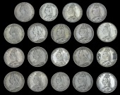 Victoria (1837-1901), Crowns (16), 1887 (4), 1889 (3), 1891 (2), 1892, 1894 lviii, 1895 lix, 1896 lx, 1899 lxii,...