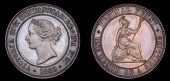 Victoria (1837-1901), Pattern Decimal Penny, 1859/7, by L.C. Wyon and J. Wyon, in nickel-bronze, bust left with...