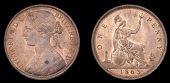 Victoria (1837-1901), Penny, 1863, dies Jg (Gouby A; Bamford 61; F 42; BMC 1655; S 3954). Spot on neck, otherwise...