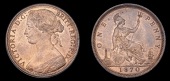 Victoria (1837-1901), Penny, 1870, dies Jg, normal date (Gouby A; Bamford 74; F 60; BMC 1686; S 3954). Extremely...