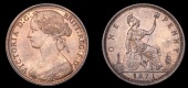 Victoria (1837-1901), Penny, 1871, dies Jg (Gouby A; Bamford 76; F 61; BMC 1687; S 3954). Obverse brilliant and as...
