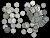Edward VII (1901-1910), Sixpence, 1906 (S 3983); together with other British coins in silver (51), base metal (19),...