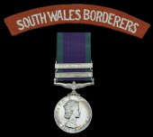 General Service 1962-2007, 2 clasps, South Arabia, Northern Ireland (24035523 Pte. J. A. Jones, S.W.B.), good very...