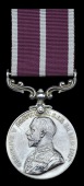 Army Meritorious Service Medal, G.V.R. (5-14409 Sjt. T. C. Winston, 5/S. Wales Bord.), first digit of number...