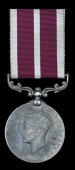 Indian Army Meritorious Service Medal, G.VI.R., 1st issue (8345 Qmr. Hav. Basant Singh, Support Coy. 2-Welch R.),...