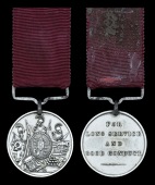 Army L.S. & G.C., W.IV.R. (J. Watt, Color Serjeant 24th Regiment Foot. 1835) fitted with original steel clip and...
