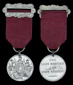 Army L.S. & G.C., W.IV.R. (T. Baxter, Q. Master Serj. 53rd Regiment Foot. 1833) fitted with original steel clip,...