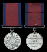 Army L.S. & G.C., W.IV.R. (William Benn, Serjeant 69th Re[giment F]oot. 1835) fitted with original steel clip and...