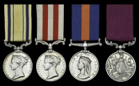 Four: Colour-Sergeant George Barnes, 43rd Light Infantry 

South Africa 1834-53 (Geo. Barnes, 43rd Regt.); Indian...