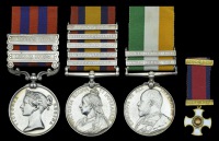 A good Burma, India and Boer War campaign group of three awarded to Colonel P. R. Mantell, Royal Welsh Fusiliers,...
