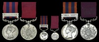 Family group:

Pair: Q.M. & Hon. Lieutenant A. E. Hammond, Royal Welsh Fusiliers

India General Service 1854-95,...